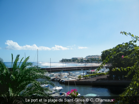 Le port et la plage de Saint-Gilles C. Charreaux