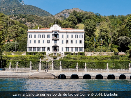 La villa Carlotte sur les bords du lac de Côme J.-N. Barbotin