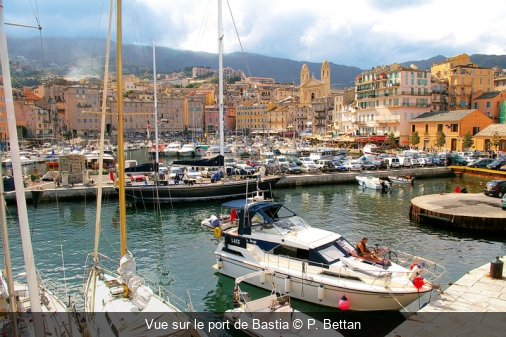 Vue sur le port de Bastia P. Bettan