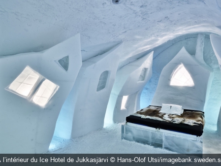 À l’intérieur du Ice Hotel de Jukkasjärvi Hans-Olof Utsi/imagebank.sweden.se