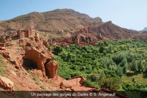 Un paysage des gorges du Dadès S. Angenault
