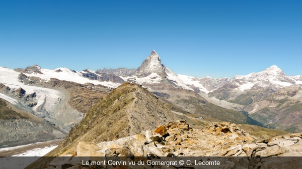 Le mont Cervin vu du Gornergrat C. Lecomte