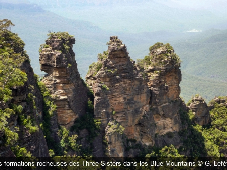 Les formations rocheuses des Three Sisters dans les Blue Mountains G. Lefèvre