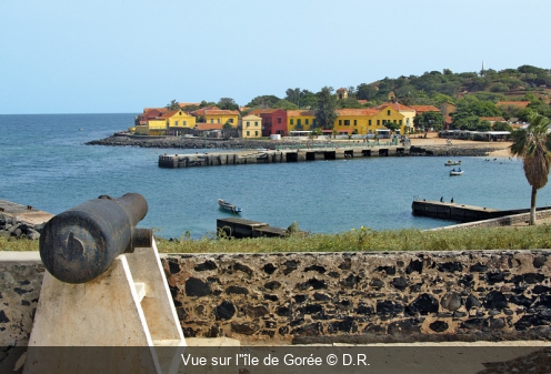 Vue sur l''île de Gorée D.R.