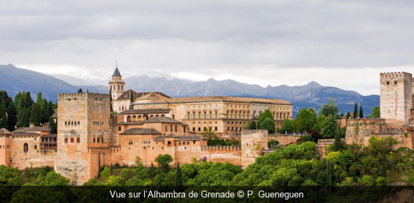Vue sur l’Alhambra de Grenade P. Gueneguen