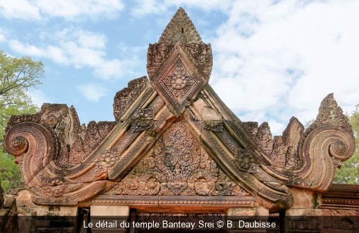Le détail du temple Banteay Srei B. Daubisse