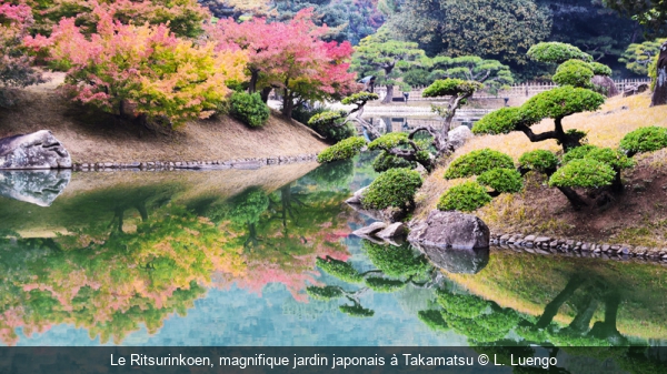 Le Ritsurinkoen, magnifique jardin japonais à Takamatsu L. Luengo