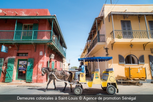 Demeures coloniales à Saint-Louis Agence de promotion Sénégal