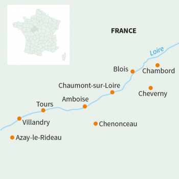 La carte de France avec ses régions - Arts et Voyages