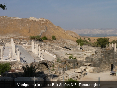 Vestiges sur le site de Beit She’an S. Tossounoglou