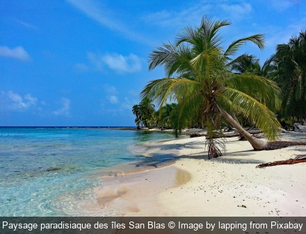 Paysage paradisiaque des îles San Blas Image by lapping from Pixabay