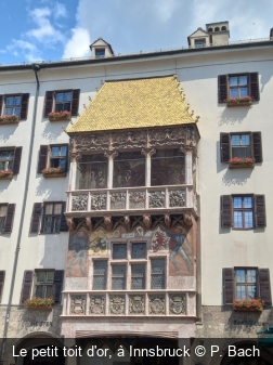 Le petit toit d'or, à Innsbruck P. Bach