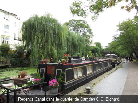 Regent's Canal dans le quartier de Camden C. Bichard