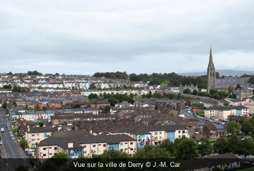 Vue sur la ville de Derry J.-M. Car