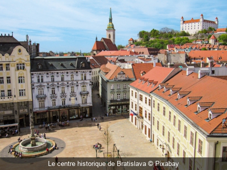 Le centre historique de Bratislava Pixabay
