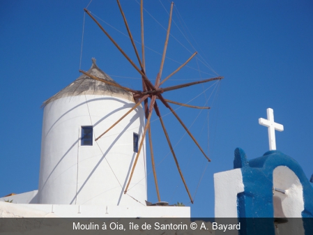 Moulin à Oia, île de Santorin A. Bayard