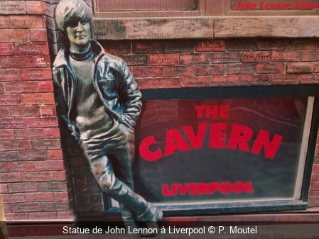 Statue de John Lennon à Liverpool P. Moutel