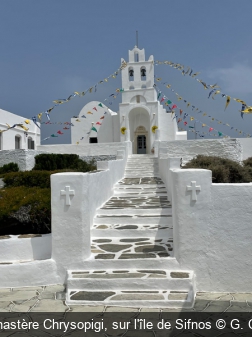 Le monastère Chrysopigi, sur l'île de Sifnos G. Carreau