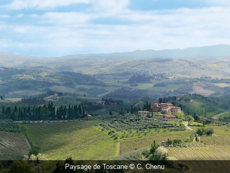 Paysage de Toscane C. Chenu