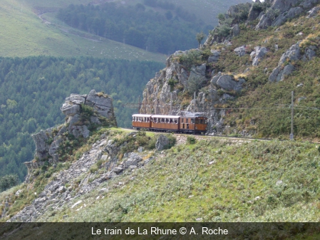 Le train de La Rhune A. Roche