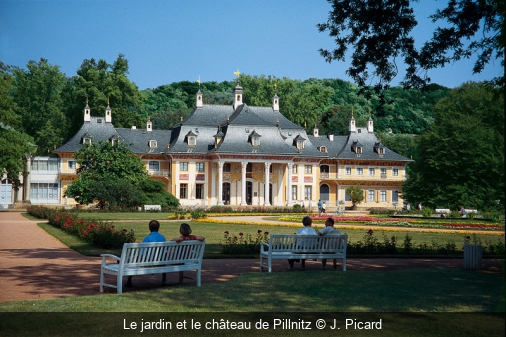 Le jardin et le château de Pillnitz J. Picard