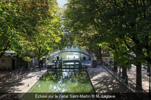Écluse sur le canal Saint-Martin M. Lagrave