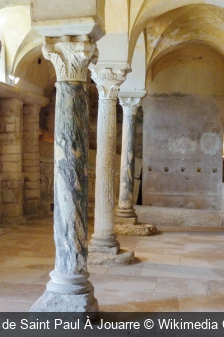 La crypte de Saint Paul À Jouarre Wikimedia Commons