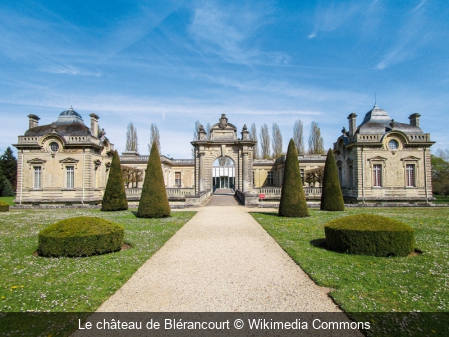Le château de Blérancourt Wikimedia Commons