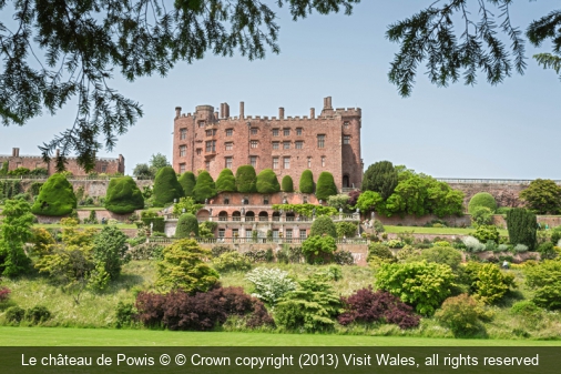 Le château de Powis © Crown copyright (2013) Visit Wales, all rights reserved