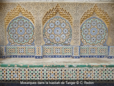 Mosaïques dans la kasbah de Tanger C. Redon