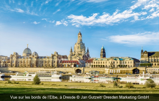 Vue sur les bords de l’Elbe, à Dresde Jan Gutzeit/ Dresden Marketing GmbH
