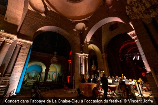 Concert dans l’abbaye de La Chaise-Dieu à l’occasion du festival Vincent Jolfre