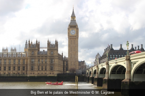 Big Ben et le palais de Westminster M. Lagrave