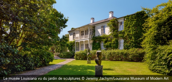 Le musée Louisiana vu du jardin de sculptures Jeremy Jachym/Louisiana Museum of Modern Art
