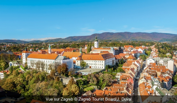 Vue sur Zagreb Zagreb Tourist Board/J. Duval