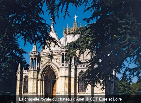 La chapelle royale du château d’Anet CDT Eure et Loire