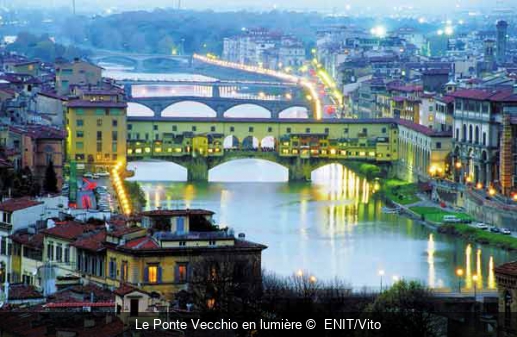 Le Ponte Vecchio en lumière  ENIT/Vito
