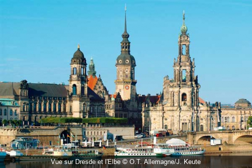 Vue sur Dresde et l’Elbe O.T. Allemagne/J. Keute