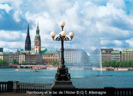 Hambourg et le lac de l’Alster O.T. Allemagne