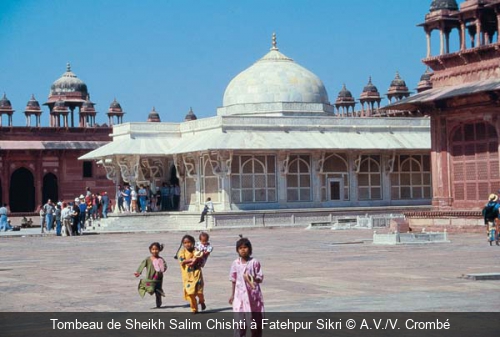 Tombeau de Sheikh Salim Chishti à Fatehpur Sikri A.V./V. Crombé