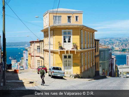 Dans les rues de Valparaiso D.R.
