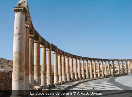 La place ovale de Jerash A.V./S. Urvoas
