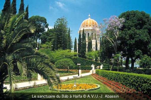 Le sanctuaire du Báb à Haïfa A.V./J.-J. Abassin