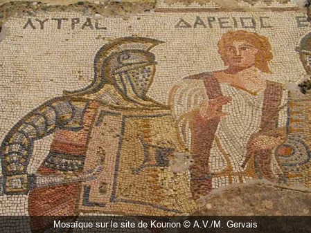 Mosaïque sur le site de Kourion A.V./M. Gervais