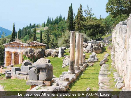 Le trésor des Athéniens à Delphes A.V./J.-M. Laurent