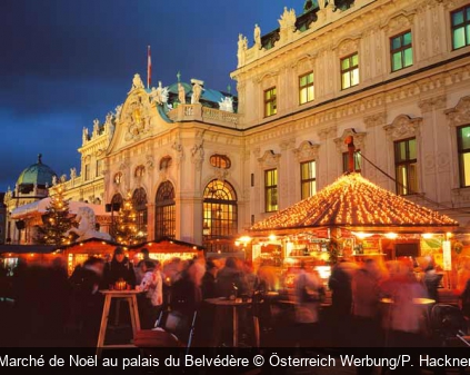 Marché de Noël au palais du Belvédère Österreich Werbung/P. Hackner