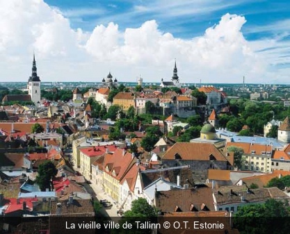 La vieille ville de Tallinn O.T. Estonie