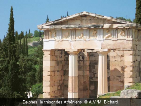Le trésor des Athéniens à Delphes A.V./M. Bichard
