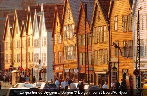 Le quartier de Bryggen à Bergen Bergen Tourist Board/P. Nybo