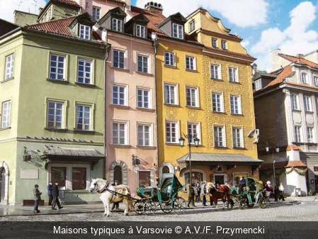 Maisons typiques à Varsovie A.V./F. Przymencki